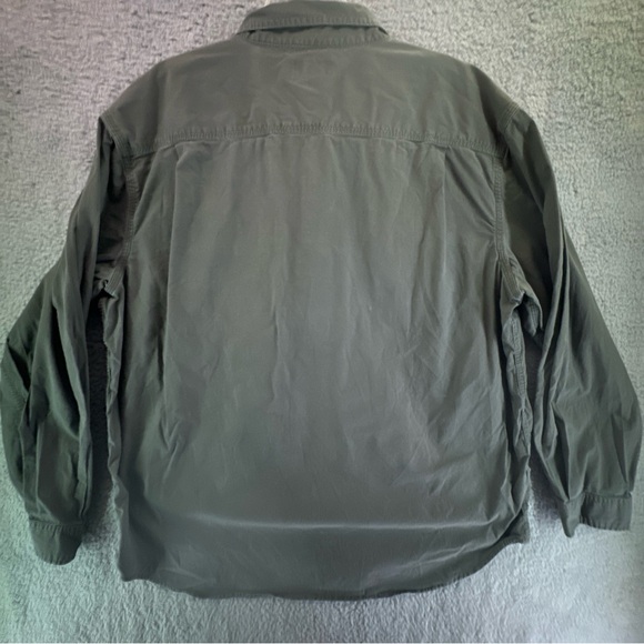 Carhartt Shirt Men 2XL Long Sleeve Green Relaxed Fit Ripstop Fabric Stretch - Picture 6 of 9